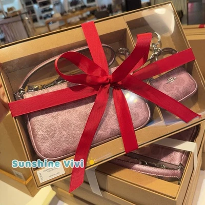NWT Coach Boxed Nolita 19 And Nolita Bag Charm Set CCK96 Pink/Rose Holiday Gift - Image 1 of 4