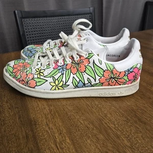 Adidas Stan Smith All Over Blumendruck Damengröße 10 - Bild 1 von 8