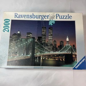 Ravensburger 2000 piece Jigsaw puzzle New York Skyline Bridge-100% COMPLETE - Picture 1 of 5