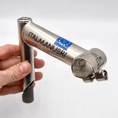 Vintage 1990s ITM Eclypse Italmanubri 110mm, 22.2mm/ 1” Quill Stem, 25.4mm Clamp - Image 1 of 4