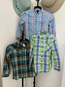 Boys Polo Shirts Size 7 Set Of 3 - Picture 1 of 13