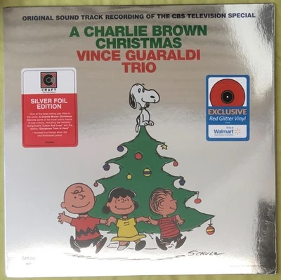 Charlie Brown Christmas Vince Guaraldi Trio Lp  Red Glitter Vinyl. - Image 1 of 3