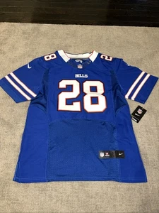 Maglia da uomo Nike Authentic NFL On Field Buffalo Bills CJ Spiller #28 Home taglia 44 - Foto 1 di 9