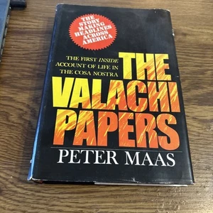 The Valachi Papers, Peter Maas 1968 Putnam HC DJ 1st Ed. BCE, Cosa Nostra - Imagen 1 de 10