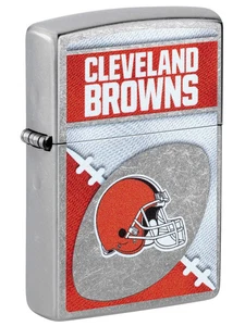 ZIPPO NFL TEAM LOGO Cleveland BROWNS  HELMET Lighter 46442 New SEALED Mint - Picture 1 of 1