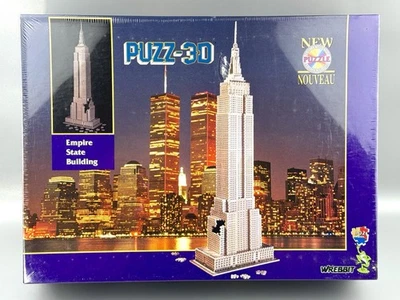 1995 Wrebbit Puzz-3D Empire State Building 902 Pcs Puzzle - Brand New Sealed - Image 1 of 4