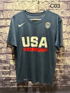 Nike T-Shirt Blue  Basketball Dri Fit Size M - Picture 1 of 4