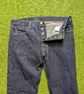 Levis 501 Jeans Größe 34x39 Original Fit Denim Button Fly Baumwolle Modern Red Tab - Bild 1 von 14