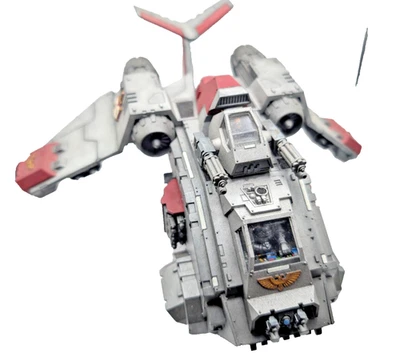 Warhammer 40k Caballeros Grises Stormraven Gunship Marines Espaciales Bien Pintado GW 40 k Foto 1 de 4