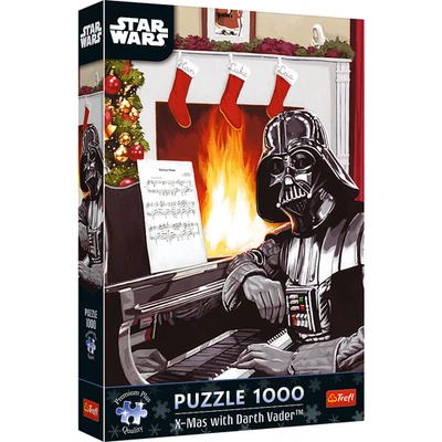 Star Wars Christmas With Darth Vader 1000 Piece Jigsaw Puzzle Trefl Xmas Gift - image 1 of 4