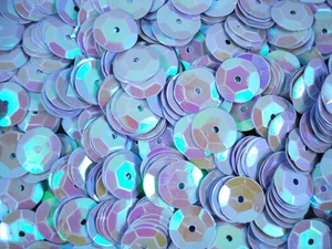 Sequins 10mm Lilac AB 20g DIY Crafts Sewing Dressmaking Embellishments - Picture 1 of 2