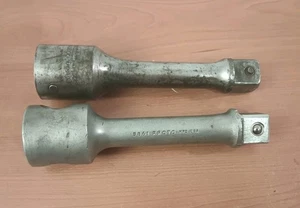 Lot Of 2 Proto 1" Drive 8" Standard Hand Socket Extensions 5861A and 5861 USA  - Bild 1 von 11