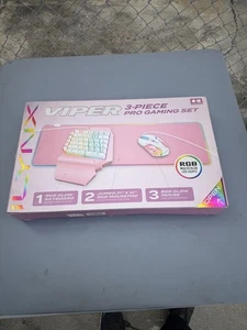 New iLYNX VIPER 3 PIECE PRO GAMING SET RGB MULTI COLOR LED LIGHTS - Picture 1 of 3