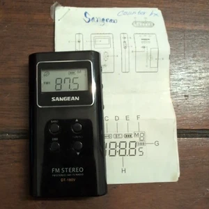 Sangean DT-180V AM / FM Pocket Radio Tested - Picture 1 of 8