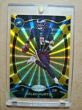 2021 Jalen Hurts Panini Certified FOTL Mirror Gold 01/15 MINT Very Nice 🔥🔥🔥