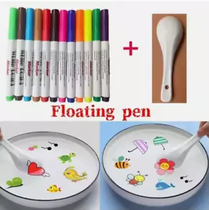 Magical Water Floating Painting Brush Whiteboard Marker Pen Suspension Kid Toy - Picture 1 of 8