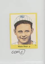 1989 The Official Hall of Fame Fun & Fact Sticker Book Stickers Waite Hoyt HOF