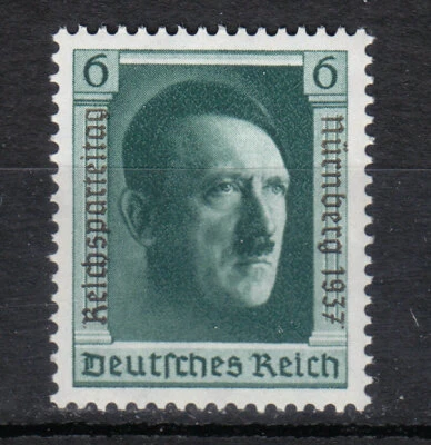 Alemanha 1937 MNH Mi 650 Sc B106a Adolf Hitler - Congresso nazista em Nuremburgo ** - Imagem 1 de 2