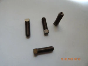 SQUARE HEAD SET SCREWS 3/8-24 x 1 1/4" CUP POINT, ALLOY PLAIN 4 PCS. NEW - Picture 1 of 1