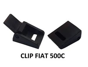 Coppia clip rinforzate per cinghie capote Fiat 500 Cabrio Fiat 500C 500 C - Foto 1 di 7