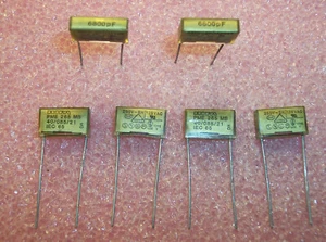 QTY (10) 6800pf 250V Y2 METALLIZED PAPER SUPPRESSOR CAPACITORS PME265MB468M RIFA - Picture 1 of 1