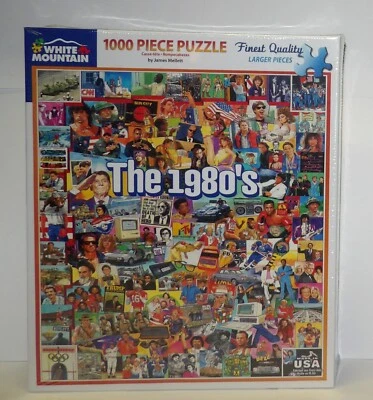 Rompecabezas White Mountain "The 80's" 1000 piezas de James Mellett Foto 1 de 4