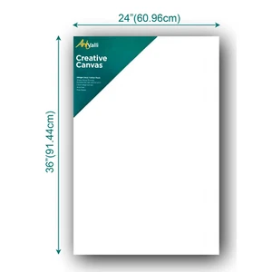 Artist Stretched Blank Canvas 24"X36" 61cm X 91cm Canvases Wholesale Bulk Art - Picture 1 of 4
