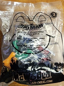 McDonald's Happy Meal 2011 Batman #3 Aquaman & Batman Robot & Manta Negra - Imagen 1 de 2