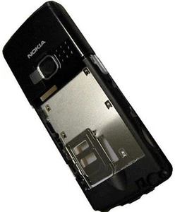 Nowość: Nokia 6300 Środkowa pokrywa Obudowa Czarna Back Middle B-Cover Obudowa środkowa - Zdjęcie 1 z 2