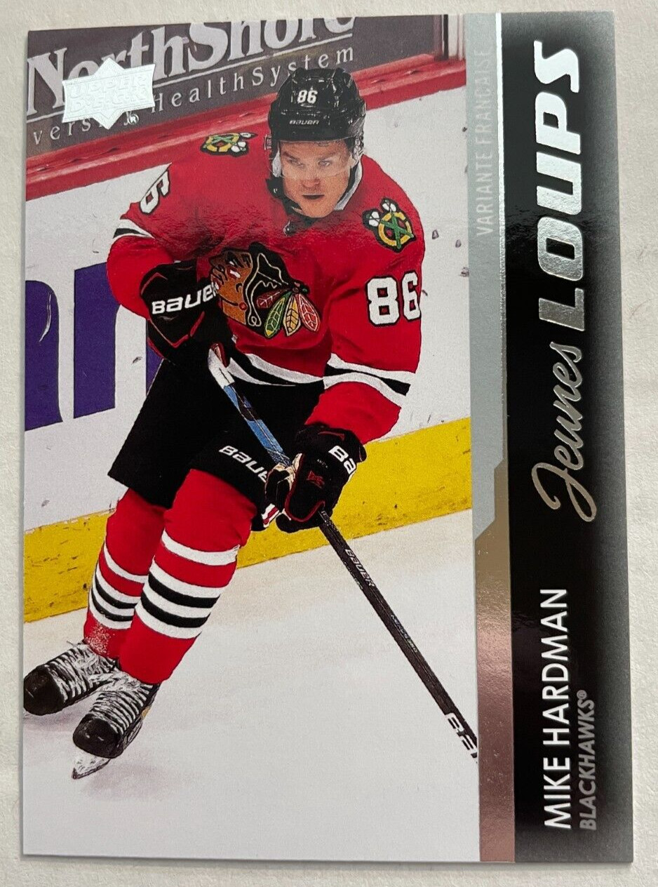 2021-22 Upper Deck Series 1 Young Guns #208 Mike Hardman FRENCH
