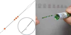 Aguja Speedle, 2 cuentas BeadSmith para cargar rápidamente para cuentas de semillas 15/0 11/0 - Imagen 1 de 7