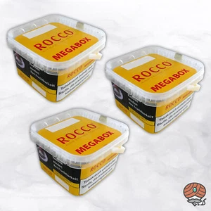 ROCCO Tabak / Volumentabak Gelb Megabox 3x 175g Stopftabak / Zigarettentabak