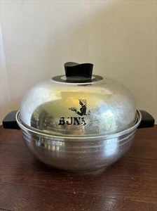 Vintage West Bend Aluminum 3 Piece Serving Oven Bun Warmer Oven - Picture 1 of 12