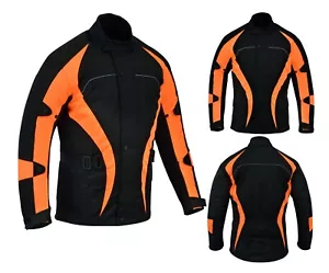 Warrior Motorcycle Cordura Textile Breathable Waterproof CE Armour Bikers Jacket - Picture 1 of 5