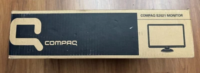 New HP  Compaq S2021 20" Widescreen LCD Flat Panel Computer Monitor WJ6474A8#ABA - Image 1 of 4