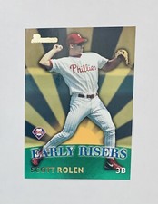 SCOTT ROLEN 1999 Bowman Early Risers Insert #ER9 Philadelphia Phillies HOF