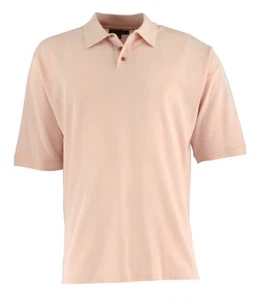 SALTAIRE MEN'S PARAGON SILK COTTON BLEND PIQUE POLO SHIRT, LARGE - Picture 1 of 4