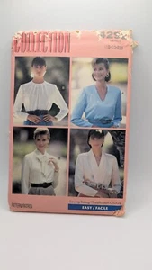 VTG Butterick Collection 4292 Misses' Blouse Pattern Sizes 18-22 - Picture 1 of 2