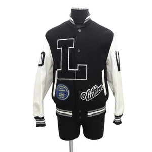LOUIS VUITTON Baseball Jacke Gr. Chronomat 44 Cupra 70%/Baumwolle 30% Schwarz/Weiß - Bild 1 von 11