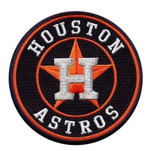 2013 Houston Astros Blue Alternate Round Road Star Logo Jersey Sleeve Patch MLB - Picture 1 of 1