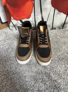 WOMENS COMFY FLAT LOW WEDGE HEEL LACE UP TRAINERS SPORTS PUMPS SHOES SIZE 6/39 - Picture 1 of 6