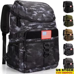 Insulated Cooler Backpack Waterproof Large Capacity Soft Cooler Hiking Beach New - Picture 1 of 8