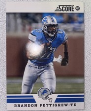 2012 Score - #51 Brandon Pettigrew Detroit Lions NFL Card