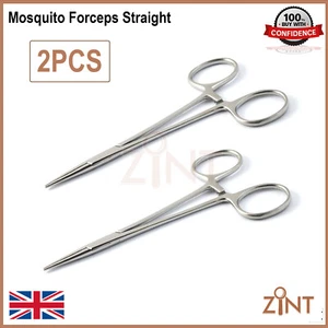 Juego de 2 pinzas dentales para mosquitos STR alicates abrazadera hemostato quirúrgico ortodoncia - Imagen 1 de 4