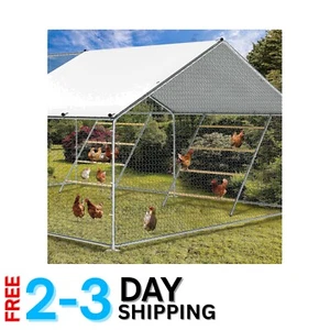 Spacious 55" Chicken Roost with Galvanized Pipes & Fun Toys for Happy Chickens - Picture 1 of 9