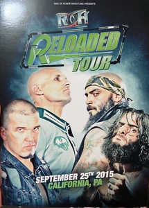 ROH Ring Of Honor Reloaded Tour 2015 region 1 DVD (pro wrestling / The Briscoes) - Picture 1 of 11