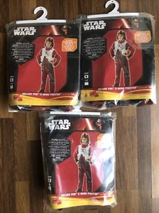 Star Wars Costume Bundle 3 X Deluxe X-Wing Fighter Child Age 5-6 Rubie's Poe - Picture 1 of 12