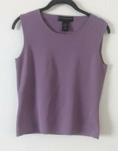 Geoffrey Beene Sport Women's Size Medium Light Purple Blouse Top Sleeveless - Picture 1 of 5