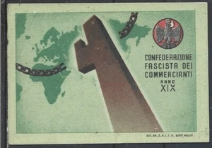 XIX TESSERA CONFEDERAZIONE FASCISTA DEI COMMERCIANTI - Foto 1 di 2