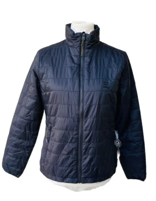 Chaqueta acolchada con cremallera Billabong A/Div Transport Lite negra ABJJK00166 para mujer M’s Foto 1 de 4